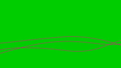 Wall Mural - changes shape. Looped video. Flat vector illustration isolated on a white background.