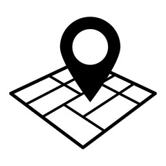 Location icon vector. Map pin symbol. Pointer sign. GPS location.