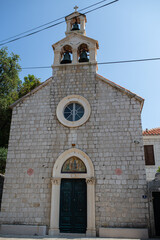 Wall Mural - facade of st andrews church in dubrovnik croatia