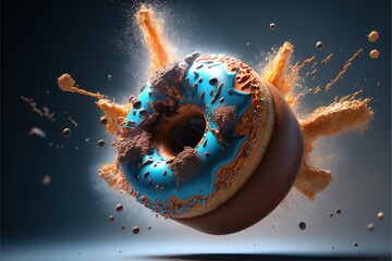 A doughnut explosion.