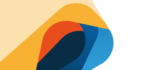 Wall Mural - colorful geometric shapes background design for your business - applicable for reports, presentation