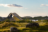 norway, lofoten, rocks, water, norwegian sea, lofoten bridge