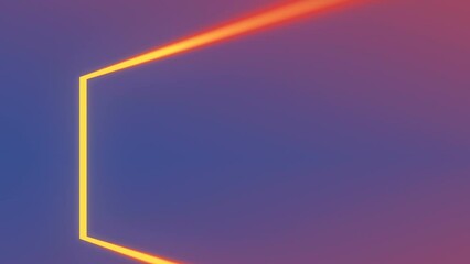 Fototapete - Bright floating streak of light through slowly ajar door. Digital background. Abstract cover design. 3d rendering animation. HD resolution