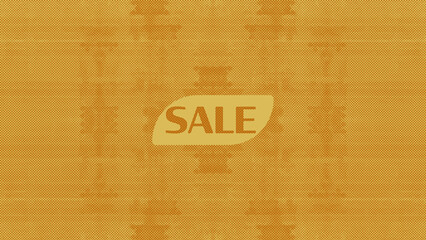 Canvas Print - Abstract golden texture sale sign background image.