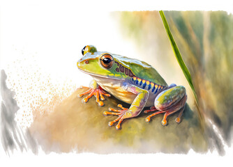 Aufkleber - Arizona Tree Frog generated by generative AI