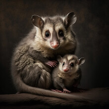 Possum With Baby