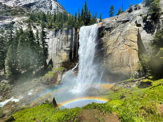 waterfall in yosemite