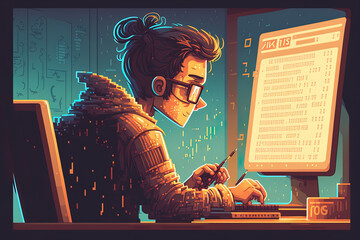 Illustration of the code typing notion. Generative AI