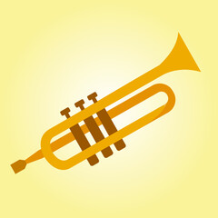 trumpet vector illustration