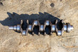 Crankshaft for four cylinders truck or pickup engine