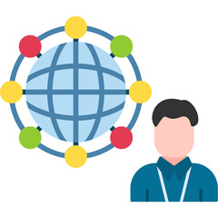 Poster - Global Network Icon