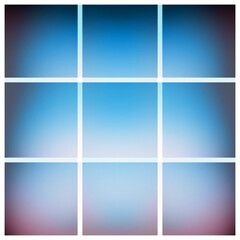 Wall Mural - Abstract Blue Square Checked Background.