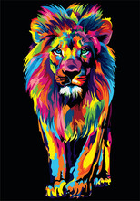 Illustration Art Color Lion