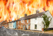 © Science RF - Burning house, conceptual image