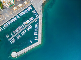 Poster - Bardolino at the port in the city