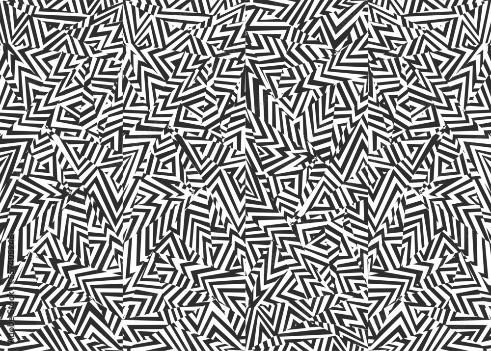Abstract background with seamless dazzle camouflage pattern Stock ...