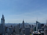 Fototapeta  - Vue sur l'Empire State Building depuis Top of the Rock - New York