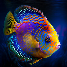 Beautiful Colorful Tropical Fish