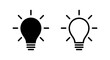 © OLIVEIA - Lamp icon vector illustration. Light bulb sign and symbol. idea symbol.