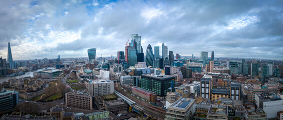 Wall Mural - City of London from above - travel photography