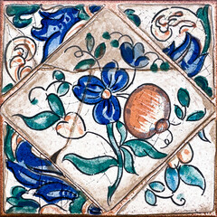 Fototapete - Traditional portuguese decorative tiles