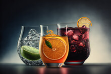 Drink - Cocktail Party - Cocktail - Fun - Decorated - Lemon - Orange