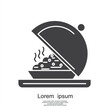 © mitay20 - Food Tray Icon Vector Logo Design Template. Outline Style