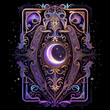 A illustration mystical tarot card