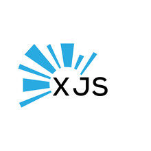 XJS Letter Logo. XJS Blue Image On White Background And Black Letter. XJS Technology  Monogram Logo Design For Entrepreneur And Business. XJS Best Icon.
