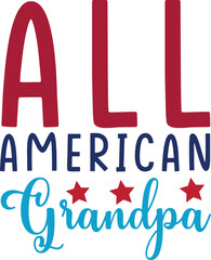 Wall Mural - all american grandpa
