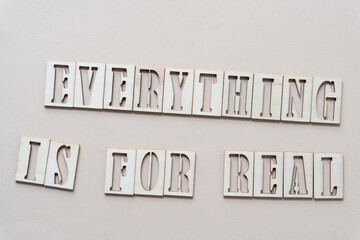 Wall Mural - everything is for real