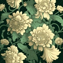 Soft Green Floral
