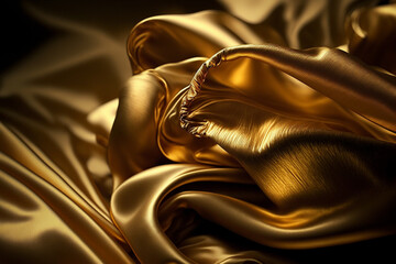 golden silk made by generative ai