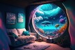 Colorful Futuristic Room