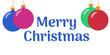 Retro decorative Christmas balls, vector Christmas card