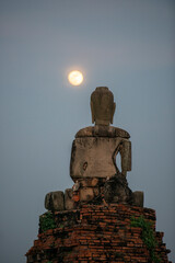 Canvas Print - THAILAND AYUTTHAYA WAT WATTHANARAM