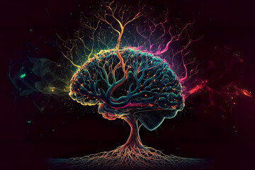 Wall Mural - meditation activates chakra, third eye and pineal gland. connection to the universe, being one with 