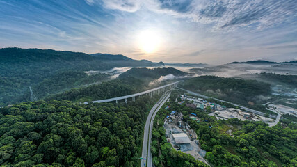 Wall Mural - Green sustainable eco friendly Highway.