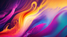 Background Image, Abstract Art, Gradient, Light, Color, Digital Illustration, Generated By AI