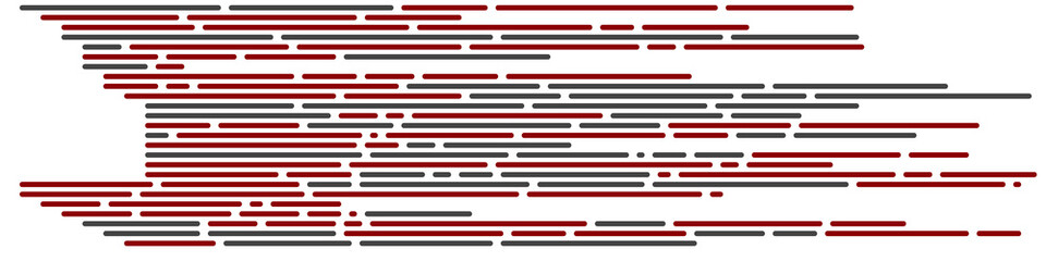 Code on screen vector illustration, flat cartoon coding lines simulation