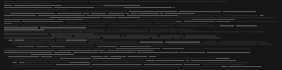 Code on screen vector illustration, flat cartoon coding lines simulation