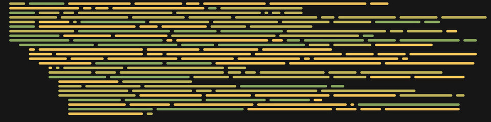 Code on screen vector illustration, flat cartoon coding lines simulation