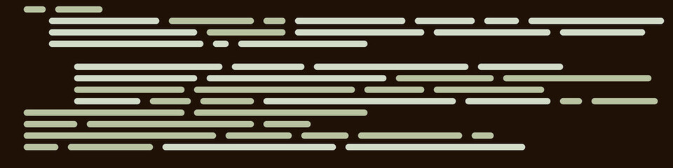 Code on screen vector illustration, flat cartoon coding lines simulation
