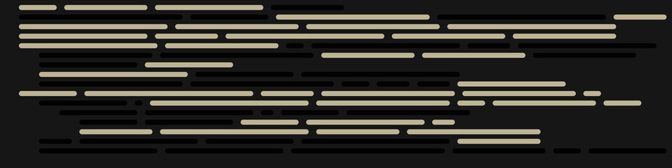 Code on screen vector illustration, flat cartoon coding lines simulation