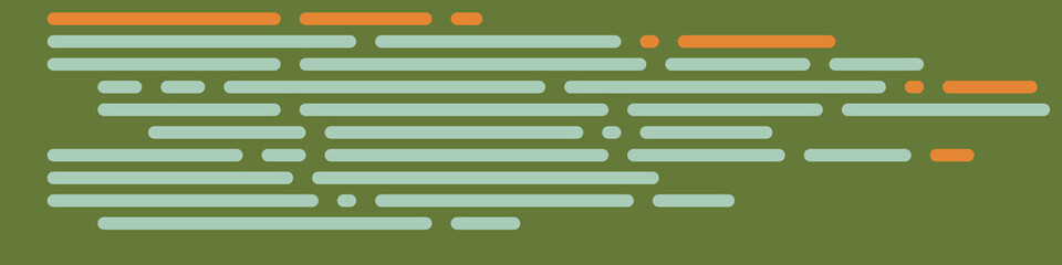Code on screen vector illustration, flat cartoon coding lines simulation
