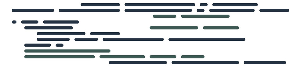 Code on screen vector illustration, flat cartoon coding lines simulation