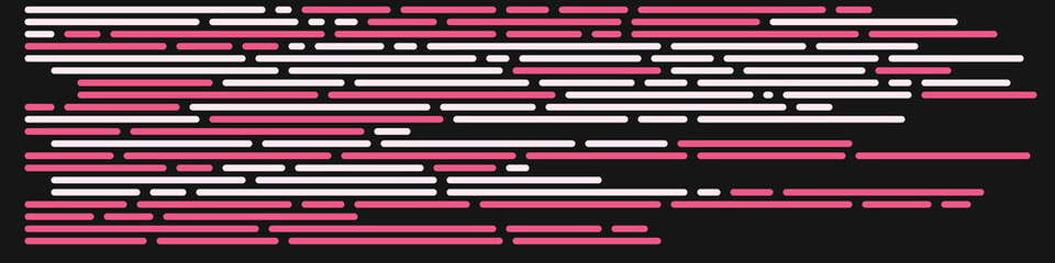 Code on screen vector illustration, flat cartoon coding lines simulation