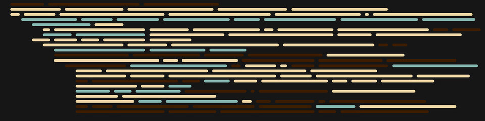 Code on screen vector illustration, flat cartoon coding lines simulation