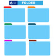 © maximilian - File folder icon set. Design for app, logo etc. png fILE ISOLATO