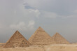 The Pyramids of Giza. Egyptian Pyramids, an ancient wonder of the world